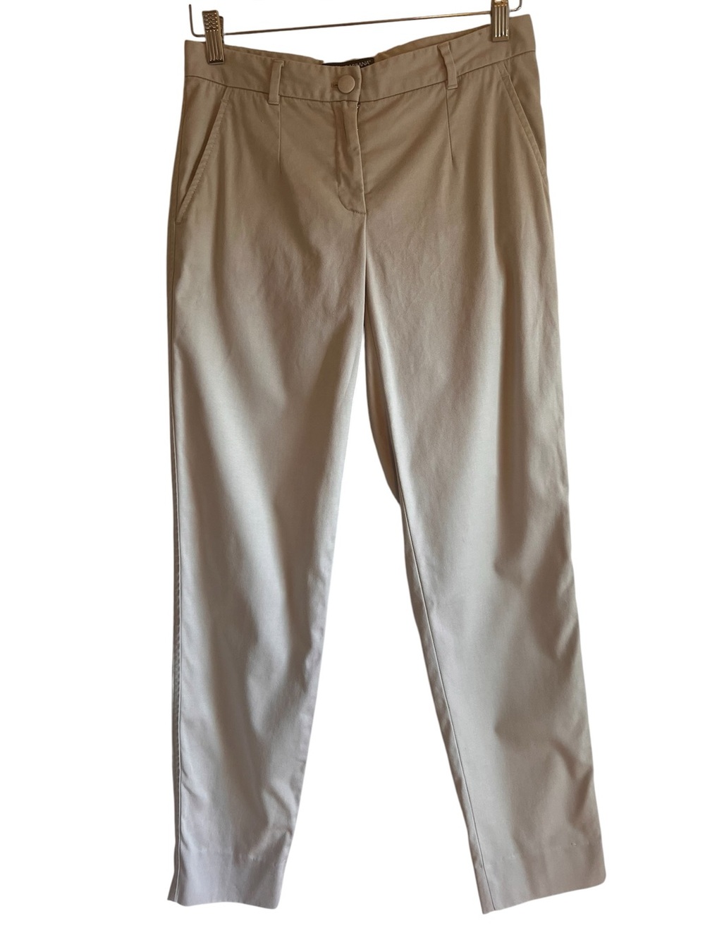 Dolce & Gabbana mid rise slim leg cotton trousers size 38 excellent condition